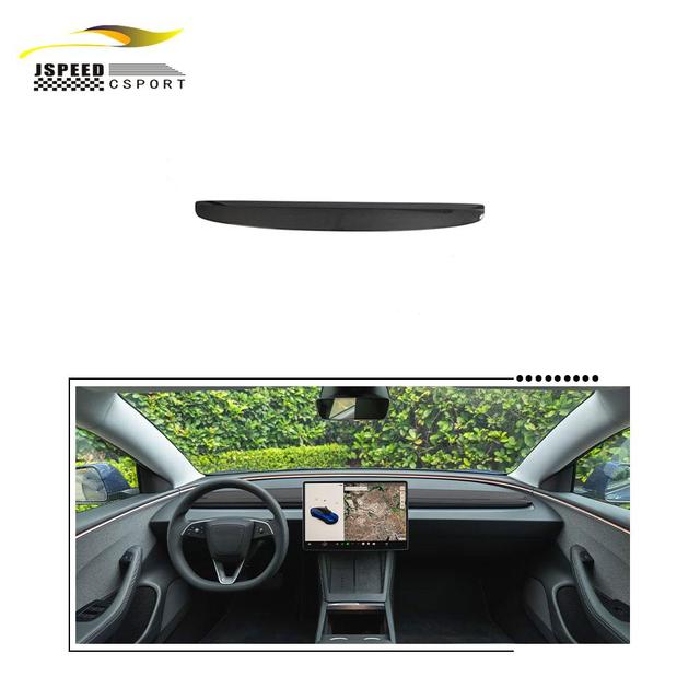 Carbon Fiber Auto Interior Trim Set Cover Decal for Tesla Model 3 2023
