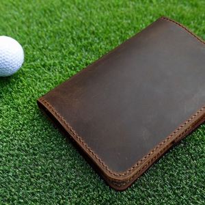 Libreta de Yardas de Golf y Porta Tarjetas de Puntuación de Cuero Grabado Personalizado - Diseño Moderno y Portátil, Regalo Promocional - Product Image 2