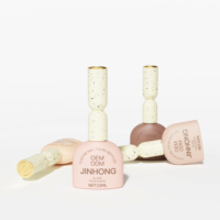 Flacon vide de 12 ml pour vernis gel œil de chat, couleur personnalisée, emballage cosmétique givré pour gel de construction liquide
