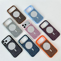 Coque de téléphone pour femmes à la mode pour Samsung Galaxy S26 Ultra/S26 Plus/S25 Ultra, magnétique, antichoc, anti-rayures, avec paillettes