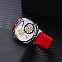 Montre de luxe pour homme SM001, mouvement mécanique, boîtier en acier inoxydable de 43 mm, cadran à aiguilles, verre saphir, résistance à l'eau 30 m, bracelet en alliage