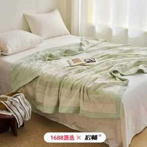 Organic Cotton Jacquard <b>Quilt</b> 150x200cm 200x230cm Breathable Summer <b>Quilt</b> For Home Use - Product Image 2