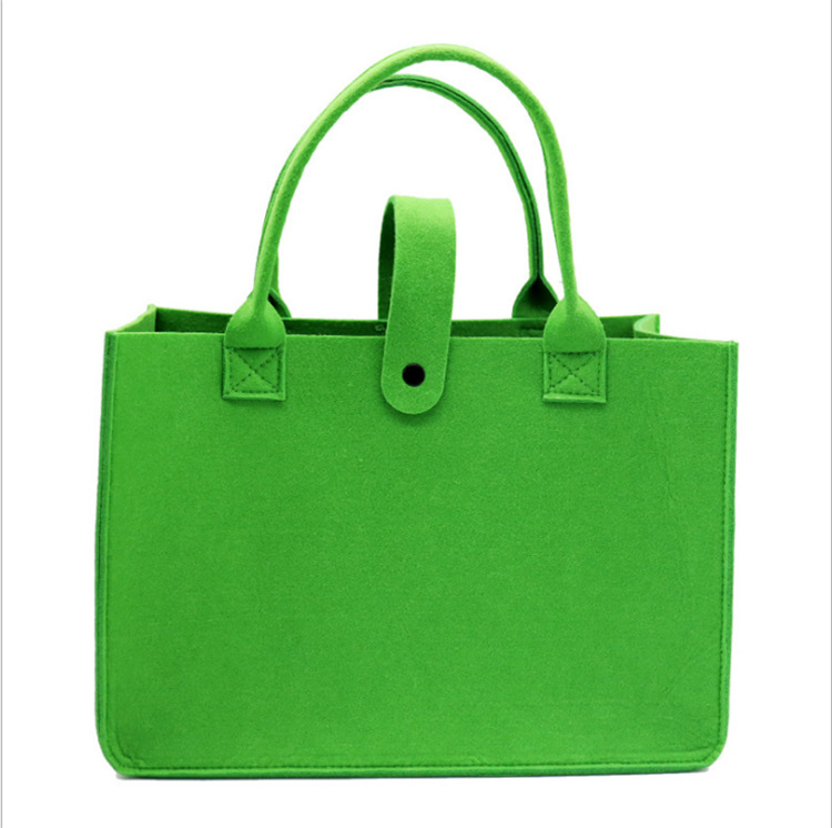 Стильная сумка из полиэстера с индивидуальным принтом, Мультяшные декоративные фетровые сумки-тоут, сумка