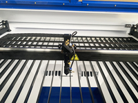 YH1390 80w 100w 130w 150w Co2 Tube Laser Acrylique Lettre Plexiglas Machine De Découpe