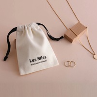 Pochette cadeau personnalisée en toile noire entièrement imprimée avec cordon de serrage, sac en coton biologique pour livres, jouets, emballage anti-poussière