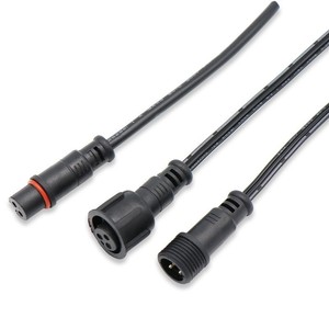 ขั้วต่อกันน้ำ M12 แบบ 2 3 4 5 แกน สาย PVC ปลั๊กเสียบสายต่อ LED แบบขันเกลียว - Product Image 2