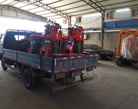 Machine de forage hydraulique Diesel Portable de 100m de profondeur, petit puits d'eau à vendre