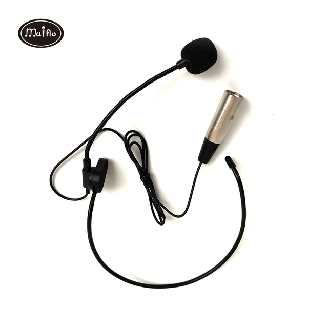 48V 5V Headset Microphone Speaker Mic System Cardioid Voice Amplifier for Teaching Fitness Instructor Tour Guide XLR