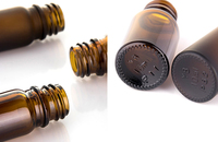 Bouchon inviolable 10 ml flacon compte-gouttes en verre ambré 10 ml flacon compte-gouttes avec pipette en verre