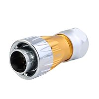 Conector de Red Metálico Original Cnlinko DH24 RJ45 IP68 a Prueba de Agua para Pantallas LED Exteriores, Maquinaria Marina CNC, Stock de Fábrica
