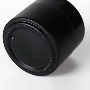 5g 10g 15g 20g Wholesale Matte Black Color Cosmetic <b>Jar</b> Face Cream <b>Jar</b> Containers Round Cosmetics Packaging <b>Glass</b> <b>Jar</b> - Product Image 3