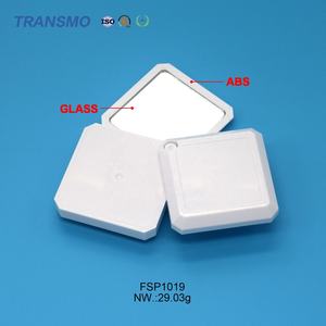 Boîte à poudre compacte carrée double couche vide blanche rechargeable pour blush – Emballage de blush - Product Image 3