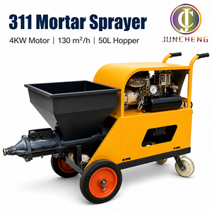 Machine <span class=keywords><strong>à</strong></span> projeter le <span class=keywords><strong>mortier</strong></span>, remplace le plâtrage manuel, <span class=keywords><strong>pompe</strong></span> automatique pour le revêtement mural en ciment pour les constructeurs, CE ISO, garantie 1 an - Product Image 1