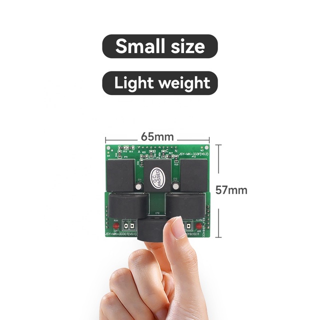 Three-Phase Mini Smart Electrical Meter with RS485 Modbus Bidirectional Energy Meter