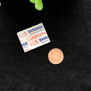 Pansement rond Ag171 blanc cassé imperméable pour sites de vaccination, patchs d'infusion pour bébés, classe I non stérile - Product Image 3