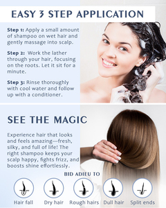 Shampoo clarifiant sans sulfate à base d'acides aminés Haardy Detox, nettoyage profond hebdomadaire qui élimine les accumulations pour tous les types et textures de cheveux - Product Image 6