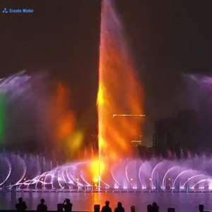 Göl müzik dans çeşme açık Led ışıklı göl müzikal dans çeşme yüzen müzikal dans su çeşmesi - Product Image 4