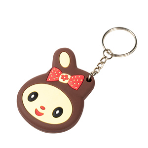 Móc Chìa Khóa <span class=keywords><strong>RFID</strong></span> Búp Bê Hoạt Hình PVC Tùy Chỉnh Thẻ Nhỏ Silicon - Product Image 1