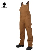 Pantalon de sécurité RAISTONE en tissu ignifuge de haute qualité, style enveloppant avec bretelles et plusieurs poches