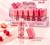 Sheglen Gloss à lèvres transparent pailleté repulpant, Maquillage cosmétique végétalien, Marque privée, Personnalisable, Vente en gros
