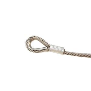 Roestvrijstalen Draadkabel Slingloop Met Vingerhoed En Ferrule Roestvrijstalen Kabel - Product Image 1