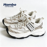 Hambo 39-44 Sneaker Casual de Luxe Designer Qualité Supérieure pour Homme, Chaussures de Course Rétro Décontractées, Chaussures de Sport et de Marche