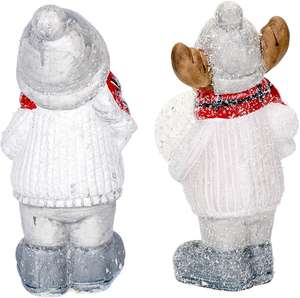 Conjunto de bolas de neve, conjunto de 2 peças com resina/homem de neve solto e boneco de neve com luz de led - Product Image 3