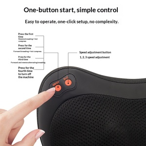 Almohada de Masaje Cervical Eléctrica con Infrarrojos, Multifuncional para Coche y Hogar, Masajeador de Cuello, Hombros, Cintura y Abdomen - Product Image 4