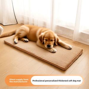 Fabrika özelleştirilmiş kış araba arka koltuk Pet Mat pazen sünger kalınlaşmış kedi/köpek oturma/serme yatak toptan - Product Image 3