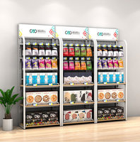 Présentoir de fruits et légumes de supermarché à 3 niveaux caisse en bois épicerie commerciale panneau publicitaire de produits