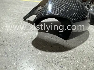 Good Quality Real Carbon Fiber M LOOK Side Mirror Shell Cover For BMW 3 Series E90 E92 LCI