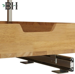 Estante de especias extraíble, organizador para gabinete de 2 ataduras, estantes de <span class=keywords><strong>despensa</strong></span> deslizantes de bambú y almacenamiento de especias de cocina - Product Image 5