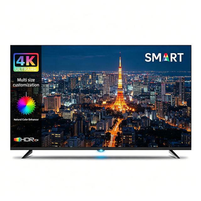 Ultra-Thin 2K/4K LED Android Smart TV 32-100" with 60Hz Refresh Rate HDTV Definition CHIGO Bathroom TV