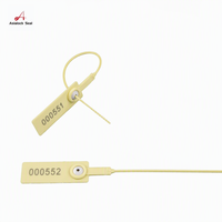 Hochsicherheits-Anhänger-Sicherheitssiegel aus Polypropylen & Metallclips, Wasserbeständig, O-Ring-Typ, Asialock Modell A-008