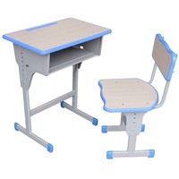 Ensemble de bureau et de chaise d'élève pour salle de classe moderne, pour les écoles primaires et secondaires