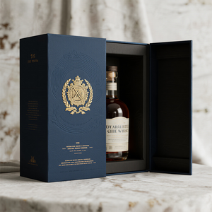 Tùy Chỉnh Sang Trọng UV In Ấn Nắp Thăng Hoa Rượu Vang Vodka Cao Cấp Vỏ Sò Kỳ Nghỉ Từ Cửa Đôi Thực Phẩm Đồ Uống Quà Tặng Hộp Giấy - Product Image 1