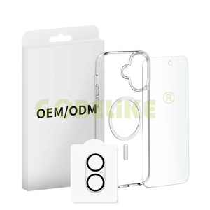 Từ trường hợp điện thoại với Tempered Glass bảo vệ màn hình chống sốc trong suốt TPU bìa và 9H Độ cứng bảo vệ thiết lập iPhone - Product Image 2