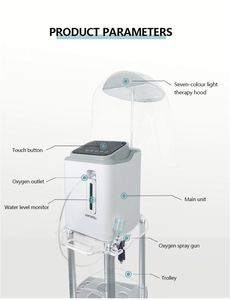 Dome Facial Rejuvenation Jet Peeling Oxygen Facial <b>Machine</b> Water Gloss Beauty Oxygen Facial Care Facial Mask <b>Machine</b> - Product Image 5