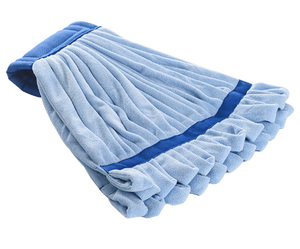 Cabezal de fregona de tubo de microfibra para el hogar comercial, 500g/17,63 oz, cuerda absorbente grande, mango de limpieza de extremo en bucle de aluminio, cuerda de 17,63 oz - Product Image 2