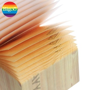 Holzmaserung-Design Individueller Papier-Notizblock Haftnotizen für Büro oder Werbezwecke - Product Image 4