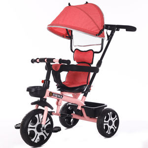 Precioso volumen cartón niña pedal de plástico usado niños cochecito <span class=keywords><strong>triciclo</strong></span> bebé <span class=keywords><strong>triciclo</strong></span> con asiento - Product Image 3