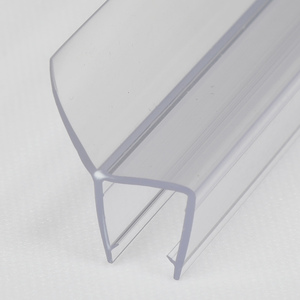 Perfil de sellado impermeable de PVC para puerta de <span class=keywords><strong>ducha</strong></span> moderna, tira de goteo inferior, perfil de sellado fácil para <span class=keywords><strong>mampara</strong></span> de <span class=keywords><strong>ducha</strong></span> sin marco - Product Image 5