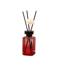 Diffuseur d'arômes de luxe ton ambre 200 ml avec bâtonnets parfumés longue durée – Décoration d'intérieur, cadeau idéal pour hall d'hôtel