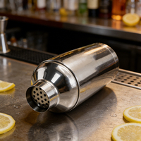 Ensemble de shaker à cocktails moderne en acier inoxydable 304 écologique de 600 ml de la marque Magic, avec logo personnalisé, accessoires de bar, doseur à cocktails