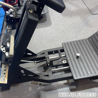 Máquina de remo de doble función con carga de placas y barra T horizontal, tipo Smith Rotate Row, para gimnasio y fitness