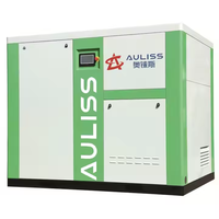 Auliss 380V Pompe à vis rotative de plongée, modèle Top 10, refroidie par air, alimentation CA, bloc d'air lubrifié à l'eau, pour forage de pierres, 100 litres