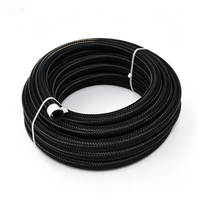 Tuyau en caoutchouc renforcé en acier inoxydable tressé en nylon haute pression, vente chaude, directement de l'usine, pour refroidisseur d'huile automobile