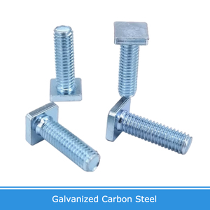 M4 M5 M6 M8 đầu vuông trượt máy vít hình chữ T đầu mỏng bu lông thép carbon mạ kẽm Vít ren đinh tán móng tay - Product Image 2