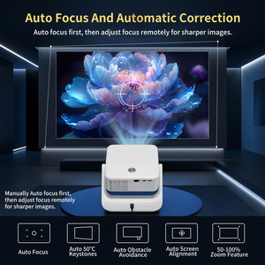 โปรเจคเตอร์โฮมเธียเตอร์ Hotack Hot Sale ความละเอียด Full HD 1080P LED LCD พกพาสะดวก ใช้งานนอกบ้านได้ รองรับ 4k - Product Image 4