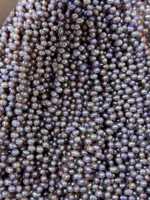 Perles d'eau douce naturelles certifiées Edwin Aigs, qualité AA/AAA, 5-6 mm, forme de riz, rose et violet, vente en gros pour la fabrication de bijoux